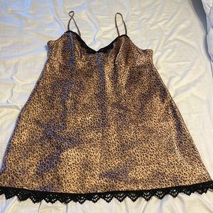 Leopard print nightie